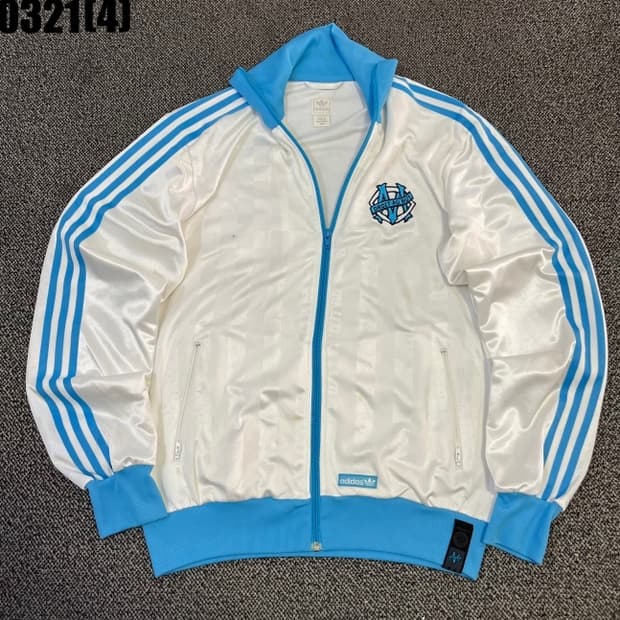 90 아디다스 올림픽 마르세유 트랙탑 져지 집업 자켓 0321(4)