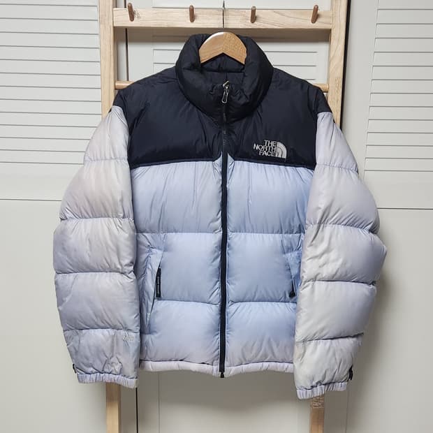 노스페이스 700 눕시 스카이블루 패딩 자켓