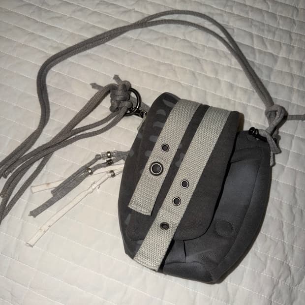 파히섬 JERSEY MINI BAG_CHARCOAL