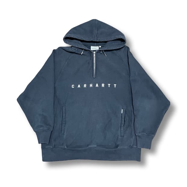 [XL] 칼하트 WIP 빈티지 하프집업 후드