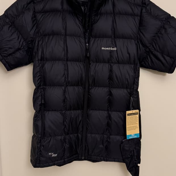 몽벨 경량 패딩 / 블랙/ M