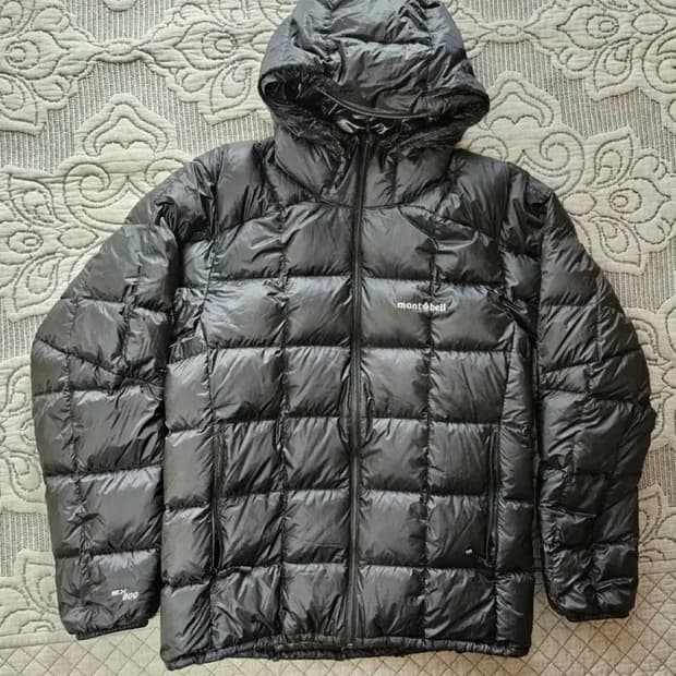 몽벨 슈페리어 다운 경량패딩 블랙 us XL