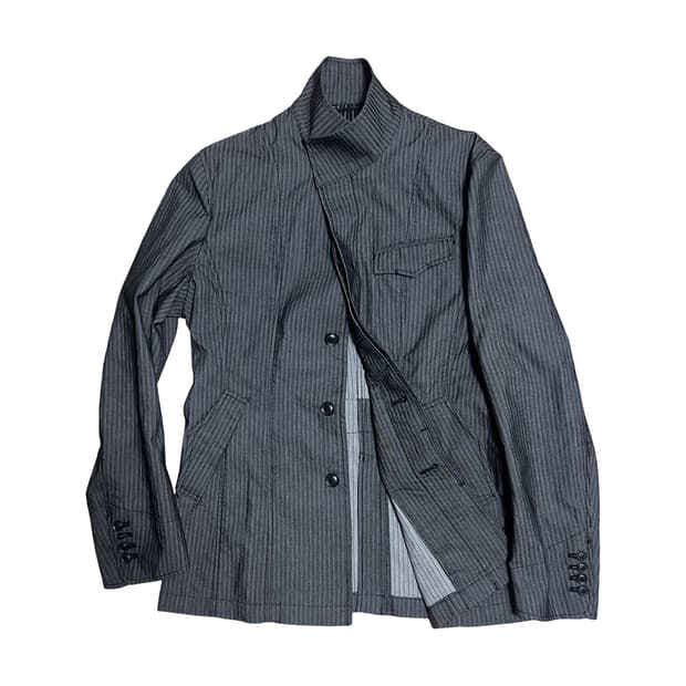 Jofio Asymmetric Stripe Jacket