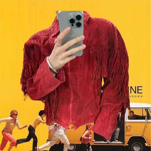 Vintage fringe jacket  프린지자켓