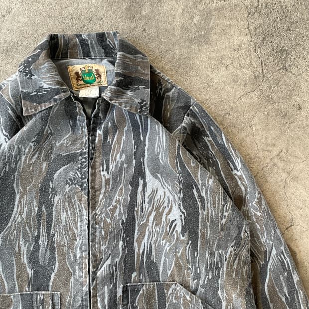 90s Ideal Real Tree Camo Hunting Jacket 