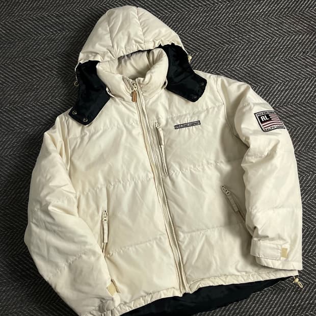 00s 폴로스포츠 올드스쿨 박시핏 다운 푸퍼 패딩y 3325