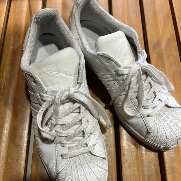 270 아디다스 슈퍼스타 트리플 화이트