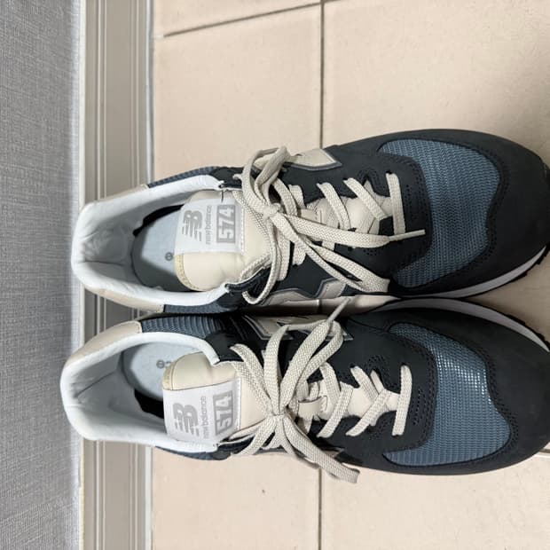 뉴발란스 574 스니커즈 네이비/그레이