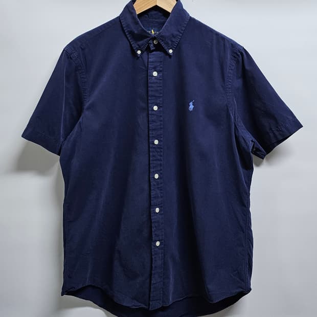 폴로 랄프로렌 네이비 반팔 셔츠 M