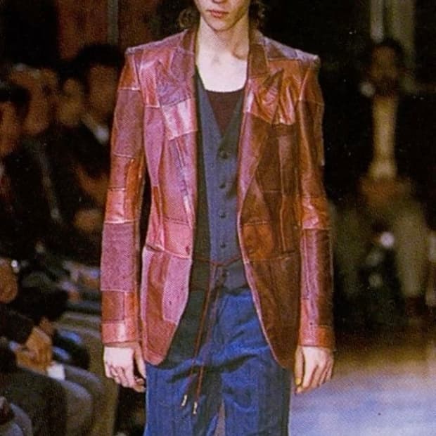 넘버나인 SS01 패치워크 스컬 자켓