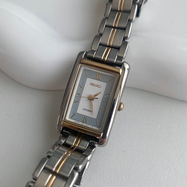 Seiko 세이코 Lucent 루센트 스퀘어 쿼츠