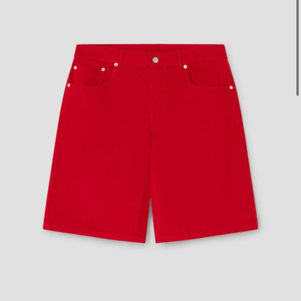 Gimaguas 기마구아스 레드 쇼츠 반바지 새상품 size38