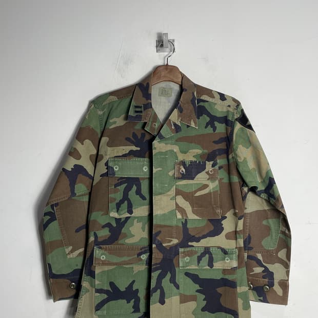 미군 오리지널 우드랜드 군복 자켓 S/S
