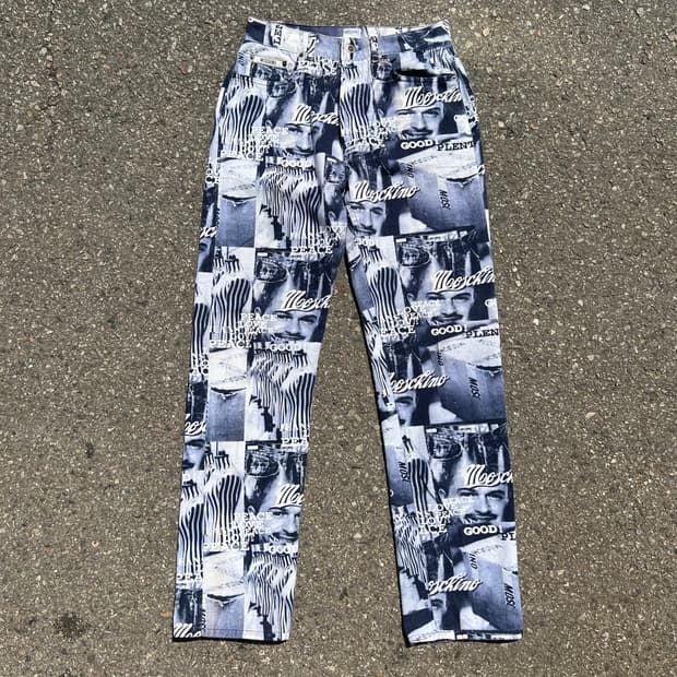 90‘s Moschino AOP Denim Pants