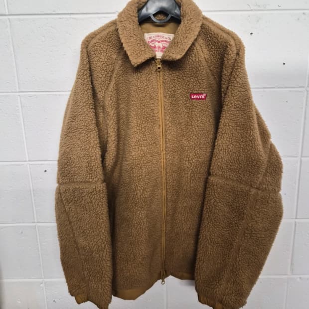 XL) 리바이스 브라운 쉐르파 플리스 자켓 팝니다