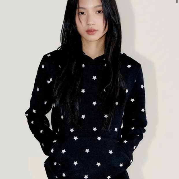 오피쉬 미니스타후디 블랙 1사이즈 후드티