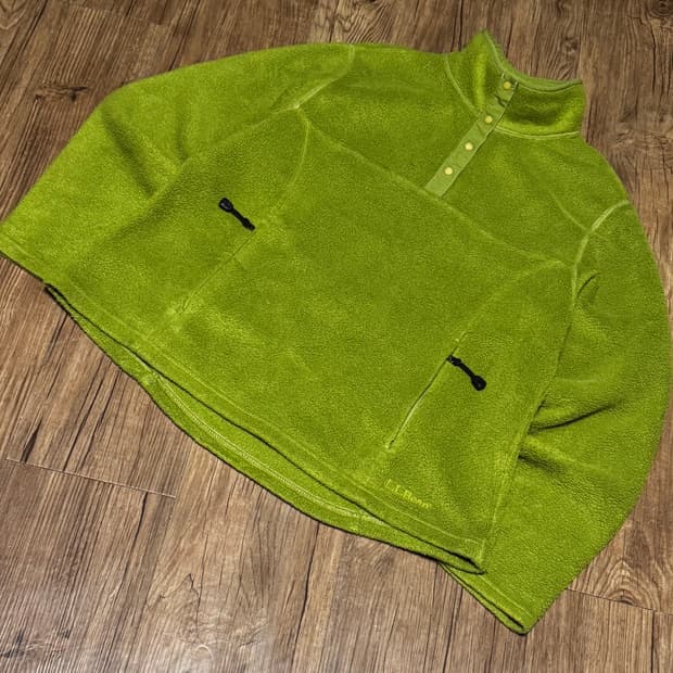 [L] L.L.Bean 엘엘빈 폴라텍 라임 그린 플리스