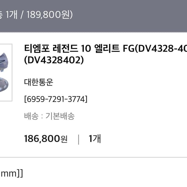 티엠포 레전드 10 엘리트 FG