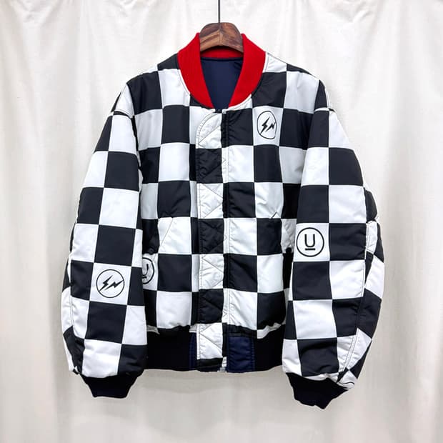 언더커버 프라그먼트 리버시블 MA-1 플라이트 자켓