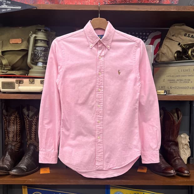 폴로 랄프로렌 핑크 옥스퍼드 셔츠