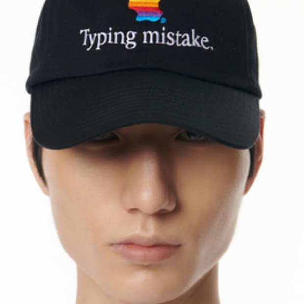 타이핑미스테이크 애플 맥킨토시 볼캡