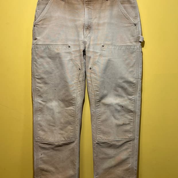 [38x30] 칼하트 B01 BRN 더블니 워크팬츠 메이드 USA 미제