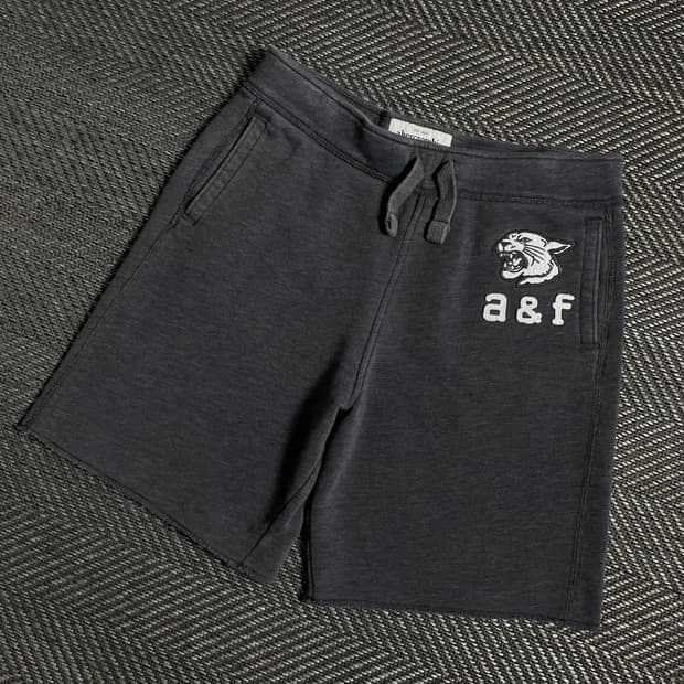아베크롬비 자수 그레이 스웨트 쇼츠y 4872