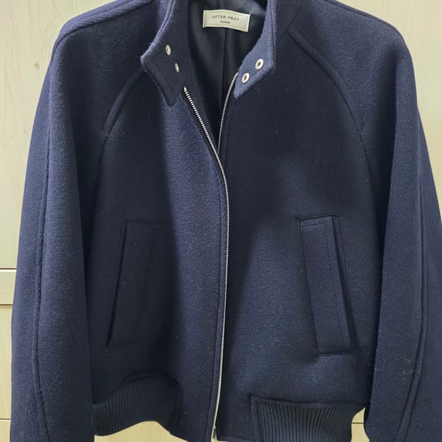 애프터프레이 리가즈 해링턴 블루종 자켓 네이비 M