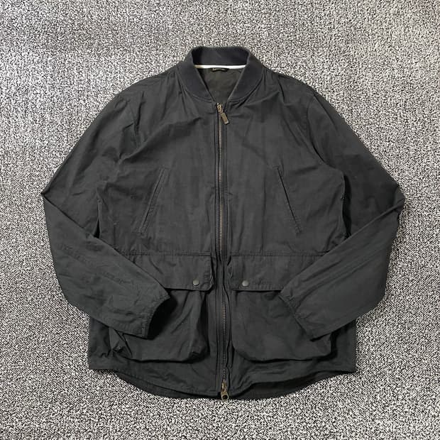 빈티지9. Barbour 바버 비데일 빈티지 왁스 자켓 차콜 점퍼