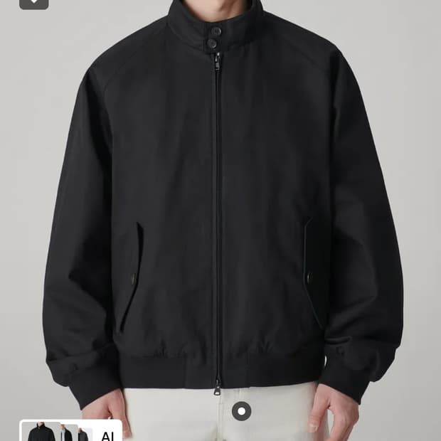 [2XL]무탠다드 코튼 해링턴 자켓