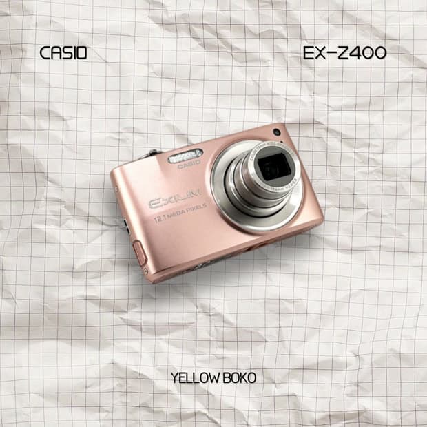 [💖초레어] CASIO 카시오 엑슬림 EX-Z400 레트로 디지털 카메