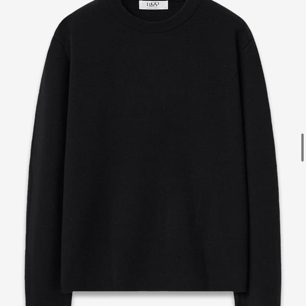 엘무드 화란 세미오버 니트 블랙 46