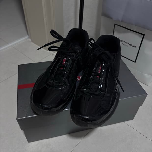 [7]프라다 아메리카컵 블랙 유광 애나멜