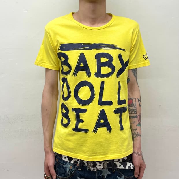 Baby Doll Drawing Yellow T-shirt