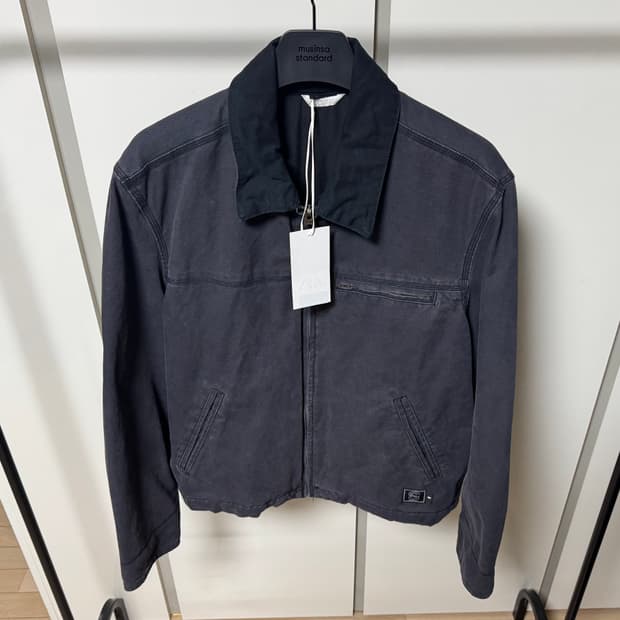 (새상품) 자라 워싱 퀼팅 워크자켓 점퍼