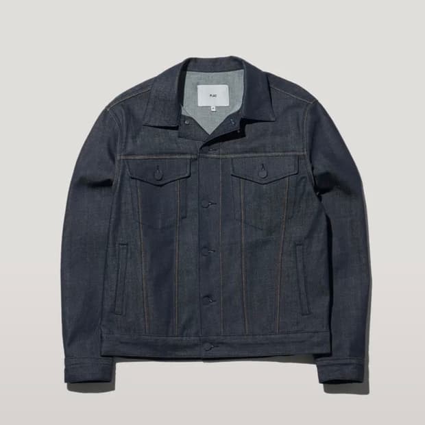 플랙 데님 자켓 051E 로우