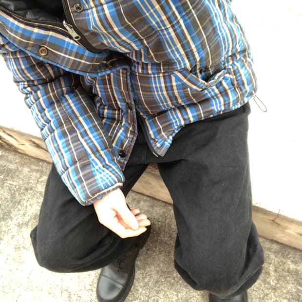 엠포리오 알마니 진스 리버시블 패딩