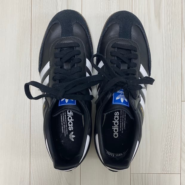 아디다스 삼바 OG 블랙 화이트 검