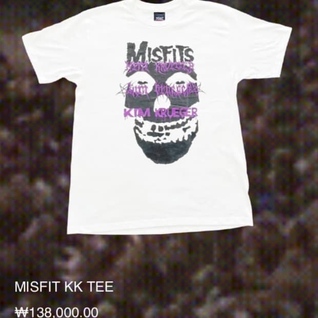 (구매) kim krueger misfits 티셔츠 s