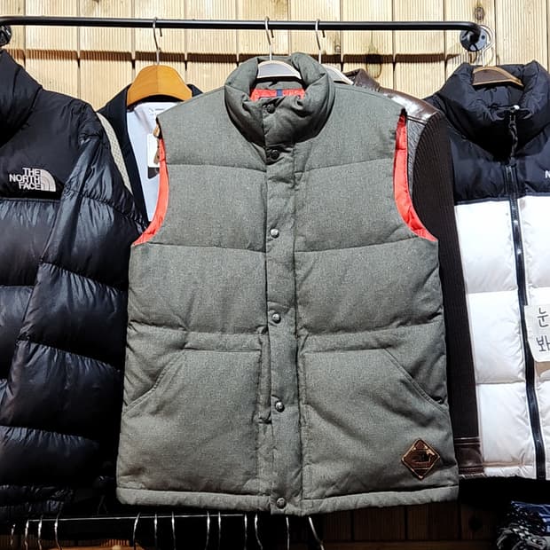 (M) 노스페이스 패딩조끼 거위털 구스다운 베스트 매장판 