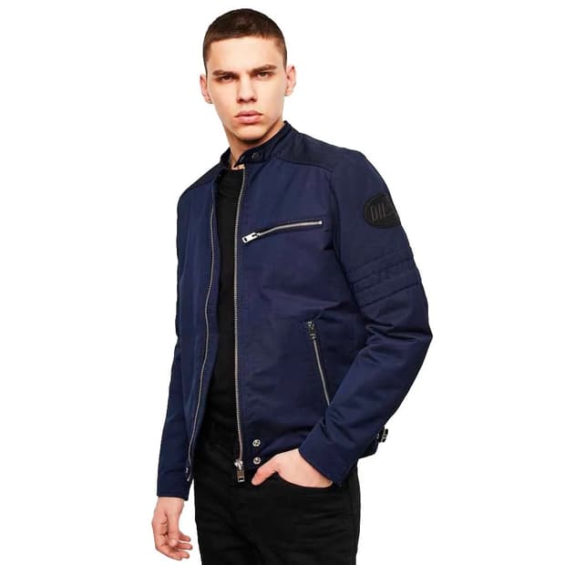 DIESEL 디젤 웨스턴 무드 나일론 바이커 자켓(클리닝O)