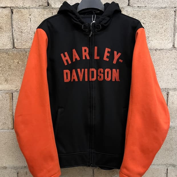 할리 데이비슨 디플렉터 후드 라이딩 자켓