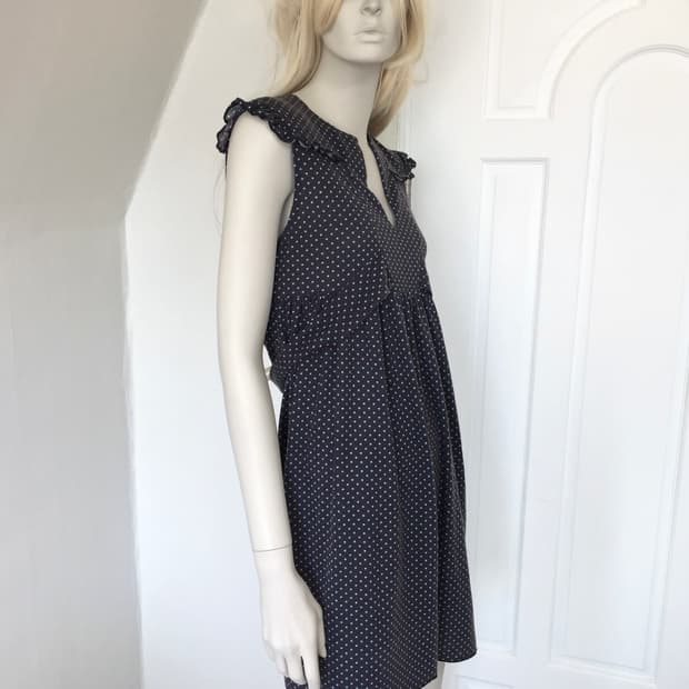 Cute Star Print Sailor Collar Dress