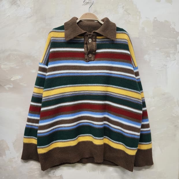 멀티 컬러 니트 