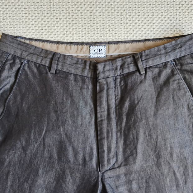 CP컴퍼니 ITALY MADE 린넨 코튼 트루저 