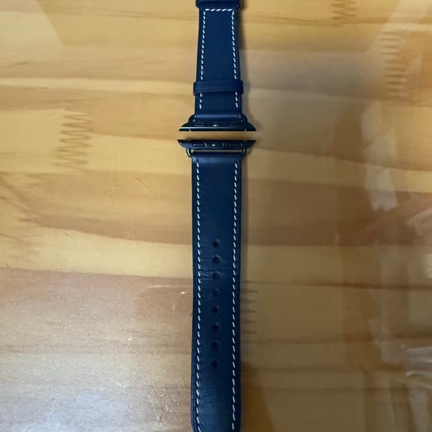 모이브 애플워치 가죽 스트랩 바레니아 블랙 40/41/42mm_S