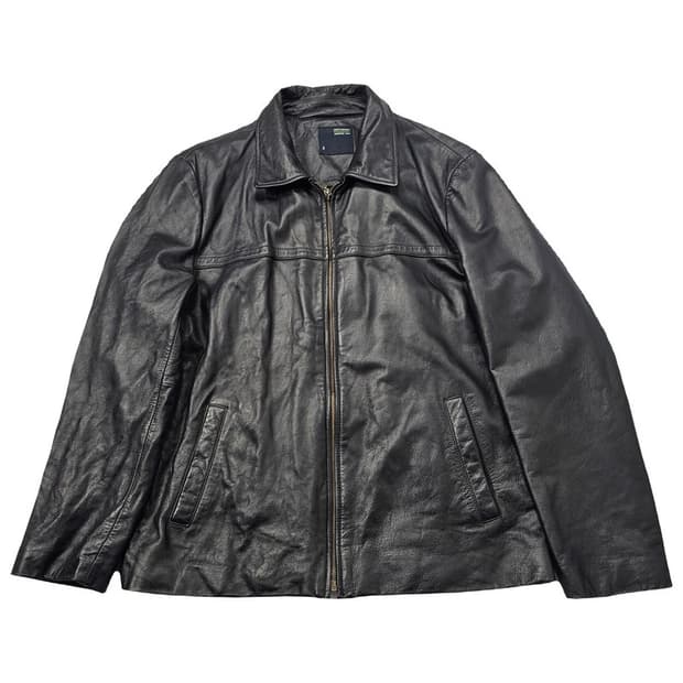 HOUND 소가죽 집업 자켓 L