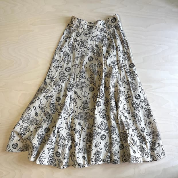 Desert West Ethnic pattern skirt (~28)