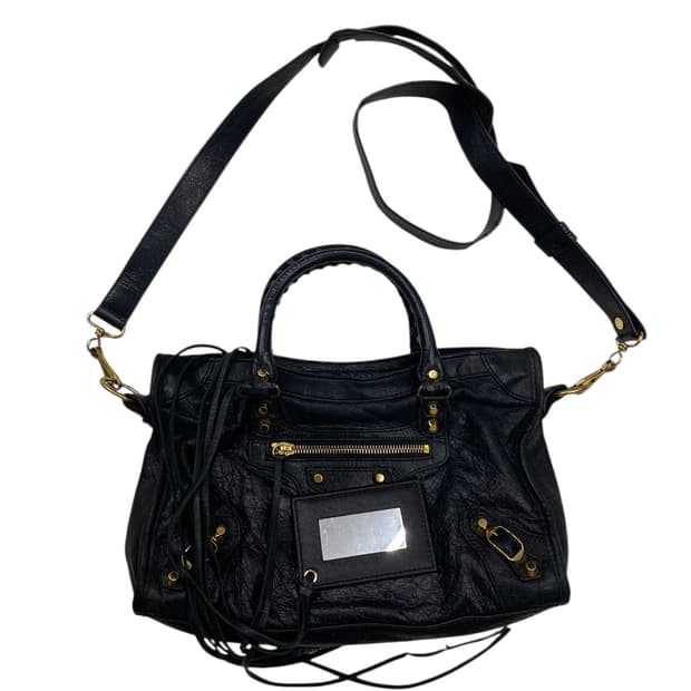 발렌시아가 y2k 쉽스킨 모터백