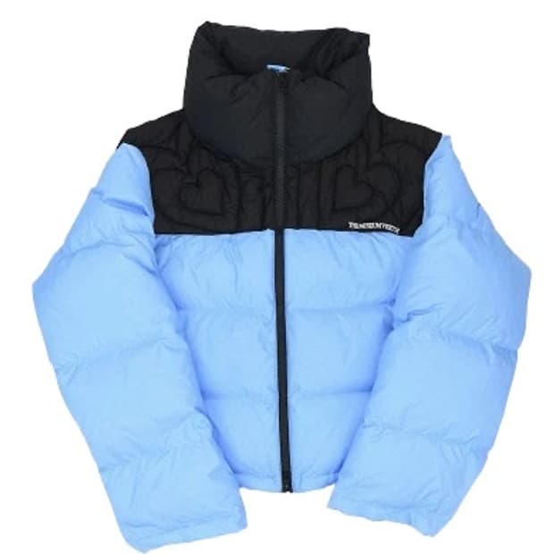 더뮤지엄비지터 하트 스티치드 푸퍼패딩